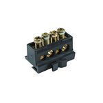 Schneider Electric SCHNEIDER distribution terminal block - 80 A - 4 holes - 13575