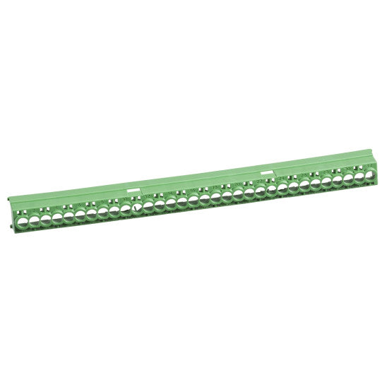 Schneider Electric SCHNEIDER Protective cover, Kaedra, for 16, 22 and 32 holes terminal block, green - 13583