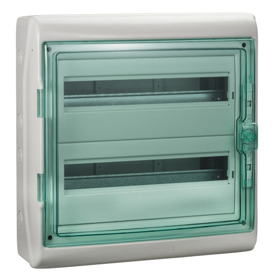 Schneider Electric Mureva Mureva - for modular device - 2 x 18 modules - 1 terminal block - 13965M