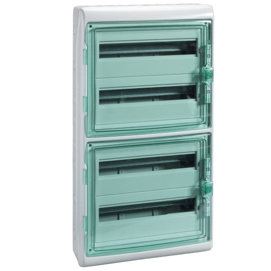 Schneider Electric Mureva Mureva - for modular device - 4 x 18 modules - 2 terminal blocks - 13968M