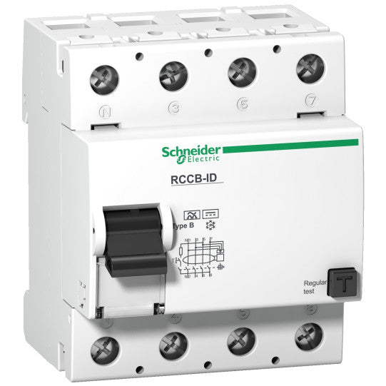 Schneider Electric Acti 9 residual current circuit breaker ID - 4 poles - 125 A - class B 300 mA - 16764