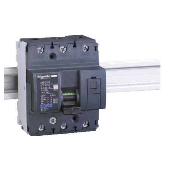 Schneider Electric Acti 9 Miniature circuit-breaker, Acti9 NG125H, 3P, 50 A, C curve, 36 kA (IEC 60947-2) - 18729