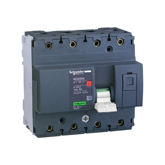 Schneider Electric SCHNEIDER switch-disconnector NG125NA - 3 poles + N - 100 A - 18899