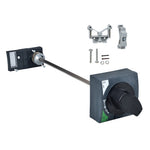 Schneider Electric SCHNEIDER Front rotary handle NG 125 - black handle - 3 poles or 4 poles - 19088