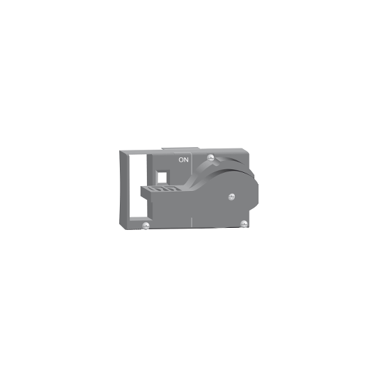 Schneider Electric SCHNEIDER Front rotary handle NG 125 - 3 poles/4 poles - red handle - 19097