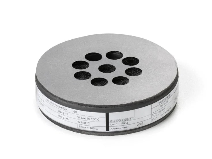 Thermal insulation device for rupture discs