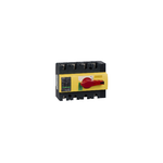 Schneider Electric Compact switch disconnector, Compact INS100 , 100 A, with red rotary handle and yellow front, 4 poles - 28925