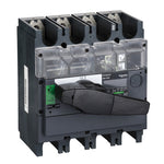 Schneider Electric Compact switch disconnector, Compact INV630, visible break, 630 A, standard version with black rotary handle, 4 poles - 31175