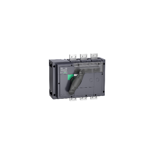 Schneider Electric SCHNEIDER switch disconnector, Compact INV1250, visible break, 1250 A, standard version with black rotary handle, 3 poles - 31362