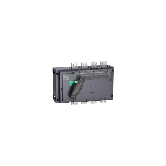 Schneider Electric Compact switch disconnector, Compact INV1600, visible break, 1600 A, standard version with black rotary handle, 4 poles - 31365