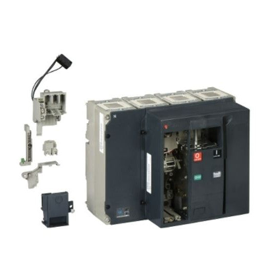 Schneider Electric SCHNEIDER circuit breaker basic frame, ComPact NS 800N, 50 kA at 415 VAC, 800 A, fixed, electrically operated, without trip unit, 4 P - 33284