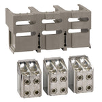 Schneider Electric SCHNEIDER Set of bare cable connectors and terminal shield, ComPact NS630b to NS1600, fixed, front connected, 240 mm², 3 poles - 33640