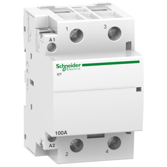 Schneider Electric Acti 9 iCT 100A 2NO 220...240V 50Hz contactor - A9C20882