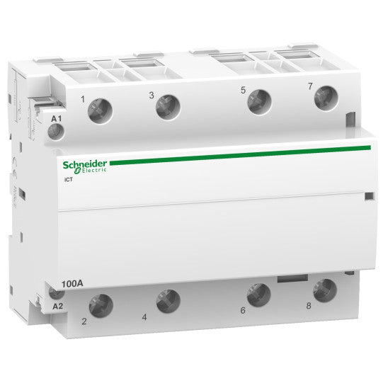 Schneider Electric Acti 9 iCT 100A 4NO 220...240V 50Hz contactor - A9C20884