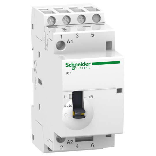 Schneider Electric Acti 9 iCT 25A 3NO 220...240V 50Hz MO contact - A9C21833