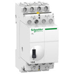 Schneider Electric Acti 9 impulse relay iTL - 4P - 4 NO - 16A - coil 110 VDC - 230...240 VAC 50/60Hz - A9C30814