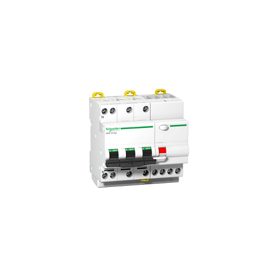Schneider Electric Acti 9 Acti9 DPN N Vigi - RCBO - 3P+N - 25A - C Curve - 6000A - 30mA - type A - A9D32725