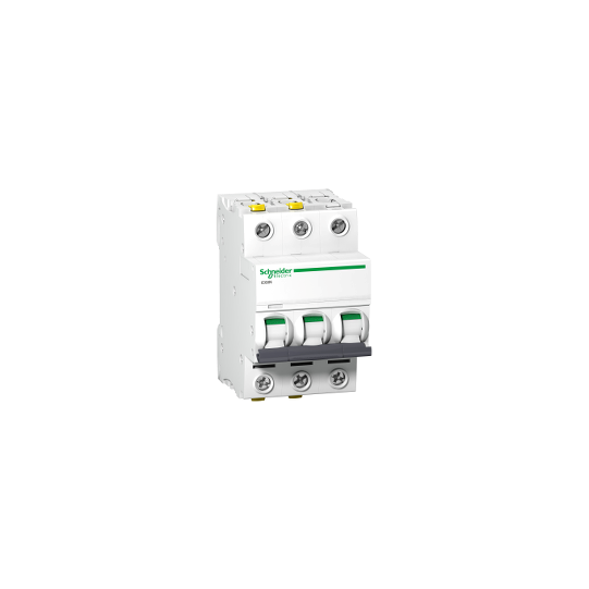 Schneider Electric Acti 9 Miniature circuit-breaker, Acti9 iC60N, 3P, 40 A, B curve, 6000 A (IEC 60898-1), 10 kA (IEC 60947-2) - A9F03340