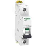 Schneider Electric SCHNEIDER Miniature circuit-breaker, Acti9 iC60N, 1P, 63 A, B curve, 6000 A (IEC 60898-1), 10 kA (IEC 60947-2) - A9F76163