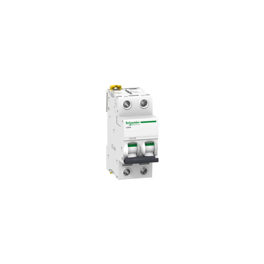 Schneider Electric Acti 9 Miniature circuit-breaker, Acti9 iC60H, 2P, 50 A, D curve, 10000 A (IEC 60898-1), 15 kA (IEC 60947-2) - A9F85250