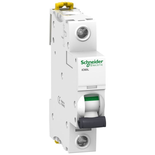 Schneider Electric SCHNEIDER Miniature circuit-breaker, Acti9 iC60L, 1P, 4 A, C curve, 15000 A (IEC 60898-1), 100 kA (IEC 60947-2) - A9F94104