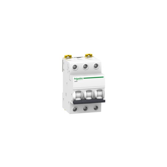 Schneider Electric Acti 9 Miniature circuit breaker (MCB), Acti9 iK60N, 3P, 63A, C curve, 6000A (IEC/EN 60898-1) - A9K24363