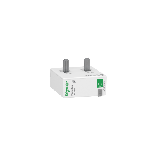 Schneider Electric PowerLogic energy sensor, PowerTag Monoconnect 63A 1P+N bottom position - A9MEM1522