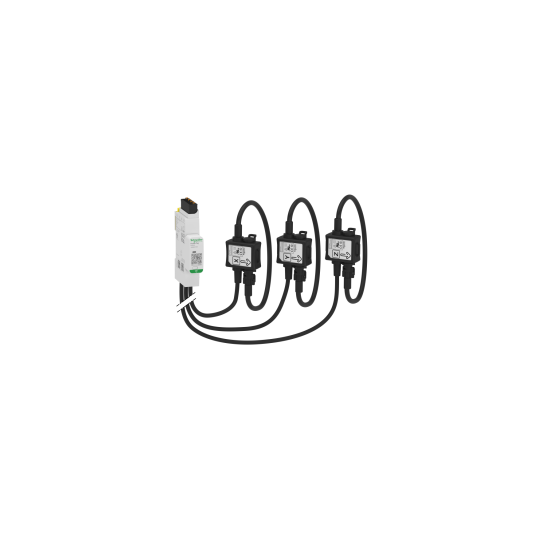 Schneider Electric PowerLogic energy sensor, PowerTag Rope 600A 3P/3P+N top and bottom position - A9MEM1591