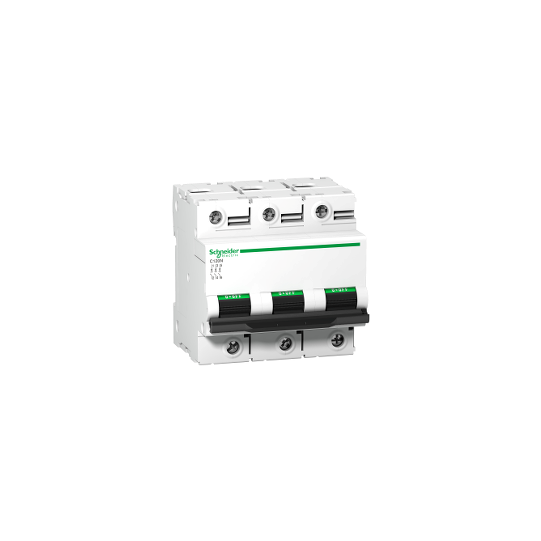 Schneider Electric Acti 9 Miniature circuit breaker (MCB), Acti9 C120N, 3P, 63A, B curve, 10000A (IEC/EN 60898-1), 10kA (IEC/EN 60947-2) - A9N18348