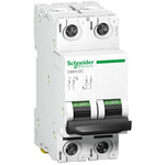Schneider Electric Acti 9 miniature circuit breaker - C60H - 2 poles - 2 A - C curve - A9N61522