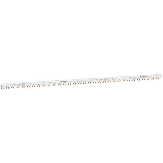 Schneider Electric Acti9 comb busbar, Acti9, 1L+N with Aux, 9 mm pitch, 48 modules, 80 A - A9XPA648