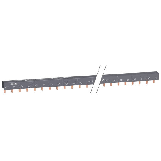 Schneider Electric Acti 9 Acti9 - comb busbar - 3L+N balanced - 18 mm pitch - 57 modules - 100 A - A9XPH557