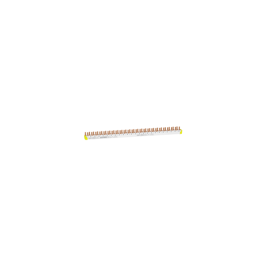 Schneider Electric Acti 9 comb busbar bottom, Acti9, 3P+N balanced, 9 mm pitch, 24 modules, 80 A - A9XPH724
