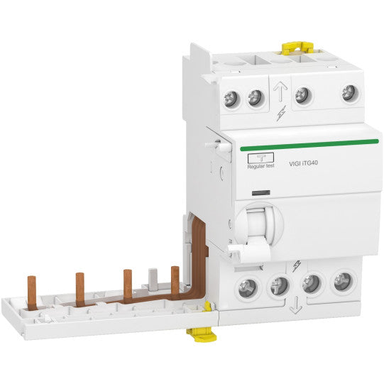 Schneider Electric Acti9 Acti9 Vigi iTG40 - add-on RCD - 4P - 63A - 30mA - type AC - A9Y12463