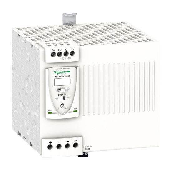 Schneider Electric Phaseo regulated SMPS - 1 or 2-phase - 100..240 V - 24 V - 20 A - ABL8RPM24200