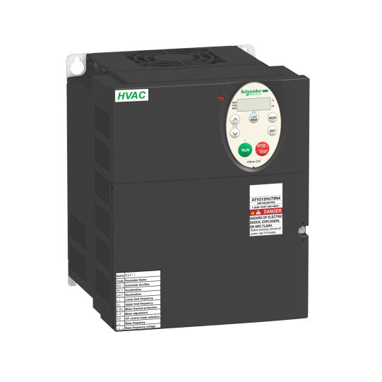 Schneider Electric Altivar 212 variable speed drive ATV212 - 11kW - 15hp - 480V - 3ph - EMC - IP21 - ATV212HD11N4