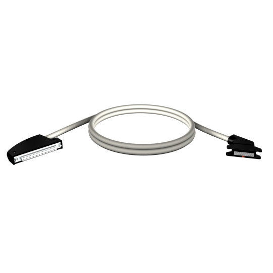 Schneider Electric SCHNEIDER cord set - 40-way terminal - 2 x HE10 connector - for M340 I/O - 1 m - BMXFCC103