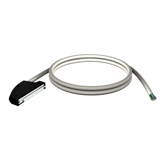 Schneider Electric SCHNEIDER cord set - 40-way terminal - one end flying leads - for M340 I/O - 3 m - BMXFCW301