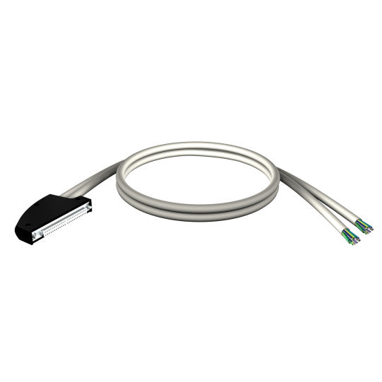 Schneider Electric SCHNEIDER cord set - 40-way terminal - two ends flying leads - for M340 I/O - 3 m - BMXFCW303