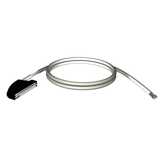 Schneider Electric SCHNEIDER shielded cord set - 40-way terminal - one end flying leads - for X80 I/O - 5 m - BMXFCW501S