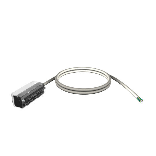 Schneider Electric SCHNEIDER shielded cord set - 20-way terminal - one end flying leads - for X80 I/O - 3 m - BMXFTW301S