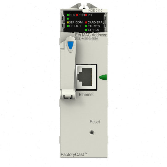 Schneider Electric SCHNEIDER Ethernet module M340 - flash memory card - internal RAM 16 Mb - 1 x RJ45 10/100 - BMXNOE0110