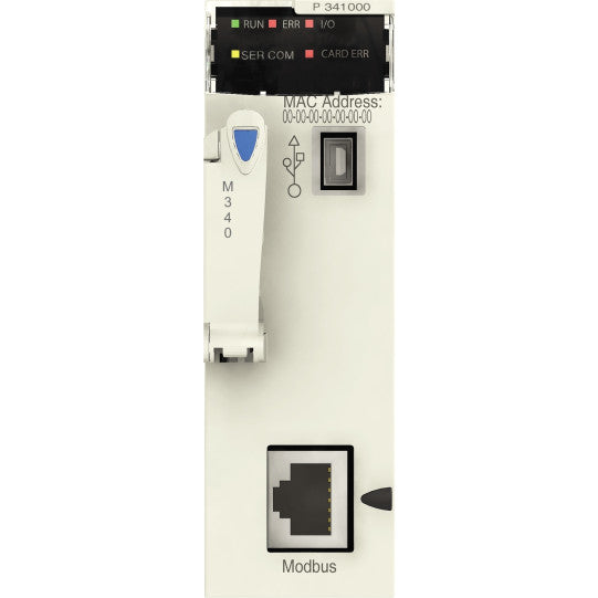 Schneider Electric SCHNEIDER processor module M340 - max 512 discrete + 128 analog I/O - Modbus - BMXP341000