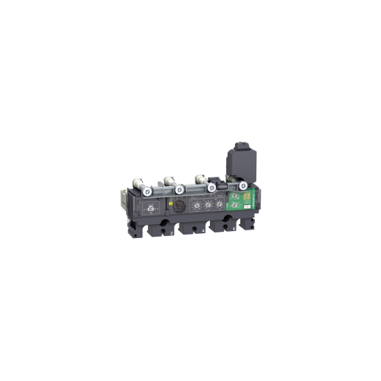 Schneider Electric ComPacT nouvelle génération trip unit MicroLogic 4.2 for ComPacT NSX 100/160/250 circuit breakers, electronic, rating 100A, 4 poles 4d - C1044V100