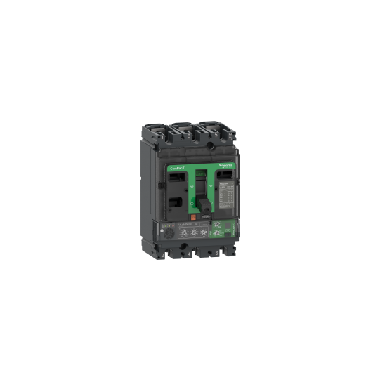 Schneider Electric ComPacT nouvelle génération Circuit breaker, ComPacT NSX100B, 25kA/415VAC, 3 poles, MicroLogic Vigi 4.2 trip unit 40A - C10B34V040