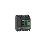 Schneider Electric ComPacT nouvelle génération Circuit breaker, ComPacT NSX100B, 25kA/415VAC, 4 poles, MicroLogic Vigi 4.2-AB trip unit 100A - C10B44B100