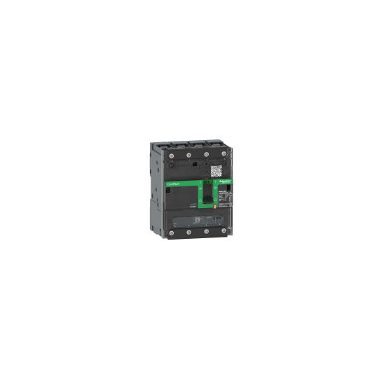 Schneider Electric ComPacT nouvelle génération Circuit breaker, ComPacT NSXm 100B, 25kA/415VAC, 4 poles 4D (neutral fully protected), TMD trip unit 40A, lugs/busbars - C11B4TM040B