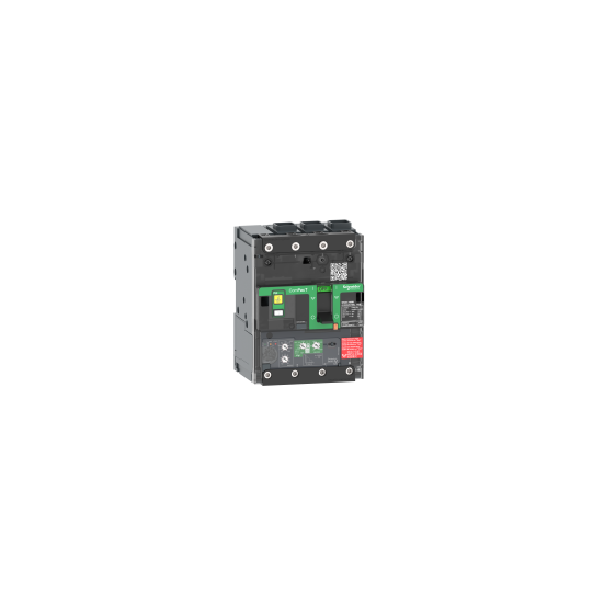 Schneider Electric ComPacT nouvelle génération Circuit breaker, ComPacT NSXm 100E, 16kA/415VAC, 3 poles, MicroLogic 4.1 trip unit 25A, EverLink lugs - C11E34V025L