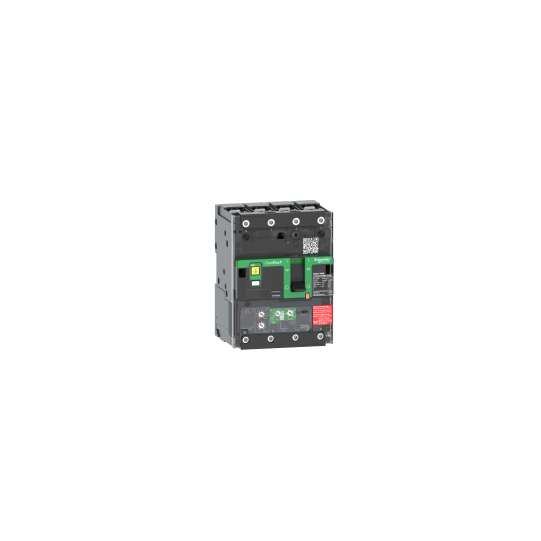 Schneider Electric ComPacT nouvelle génération Circuit breaker, ComPacT NSXm 100N, 50kA/415VAC, 4 poles, MicroLogic 4.1 trip unit 25A, lugs/busbars - C11N44V025B