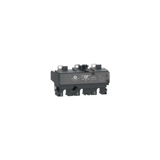Schneider Electric ComPacT nouvelle génération trip unit TM250D for ComPacT NSX 250 circuit breakers, thermal magnetic, rating 250 A, 3 poles 3d - C253TM250
